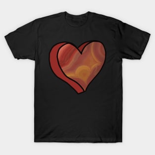 Agate Love Heart T-Shirt